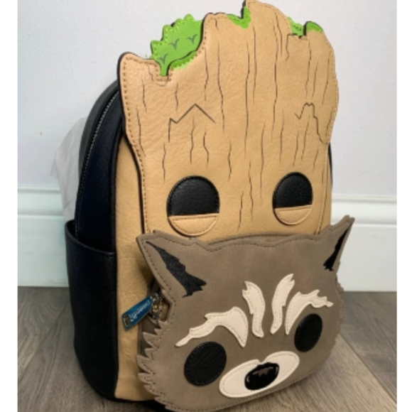 Loungefly Bags Loungefly Marvel Groot And Rocket Mini Backpack